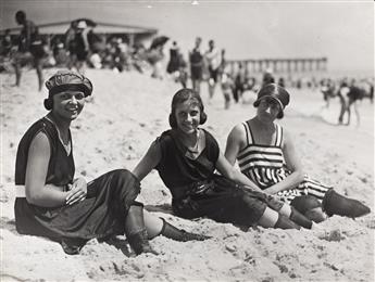 (FASHION--BATHING BEAUTIES) A group of 11 photographs of women in bathing suits, including some on the beach and others in studio setti